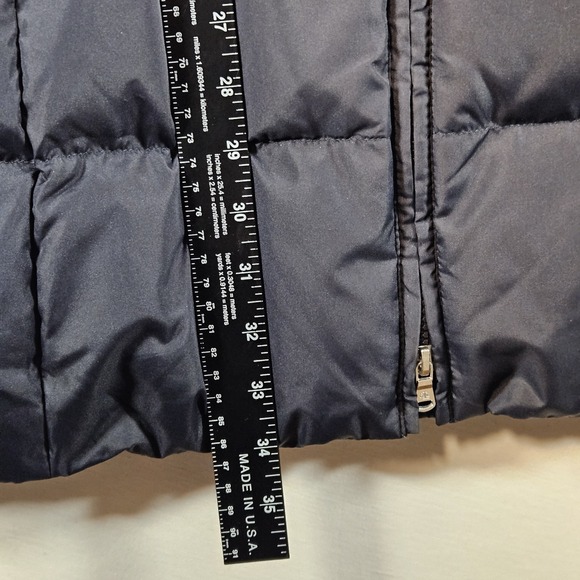 Lauren Ralph Lauren Coat Women's Size SP Faux Fir Down Filled Puffer Coat Navy - Picture 9 of 10